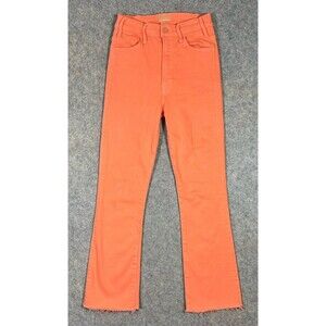 MOTHER The Hustler Ankle Fray Women’s 25 Coral Denim Second Chance City Classic